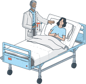 In step 3 of the gene therapy treatment process, the treatment team administers gene therapy to the patient in a controlled environment.